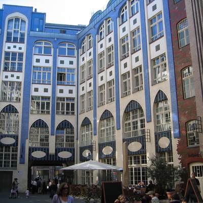 Inside the Hacksche Hoefe