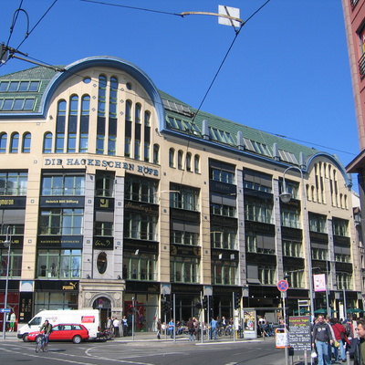 Hackscher Markt, view to Hacksche Hoefe